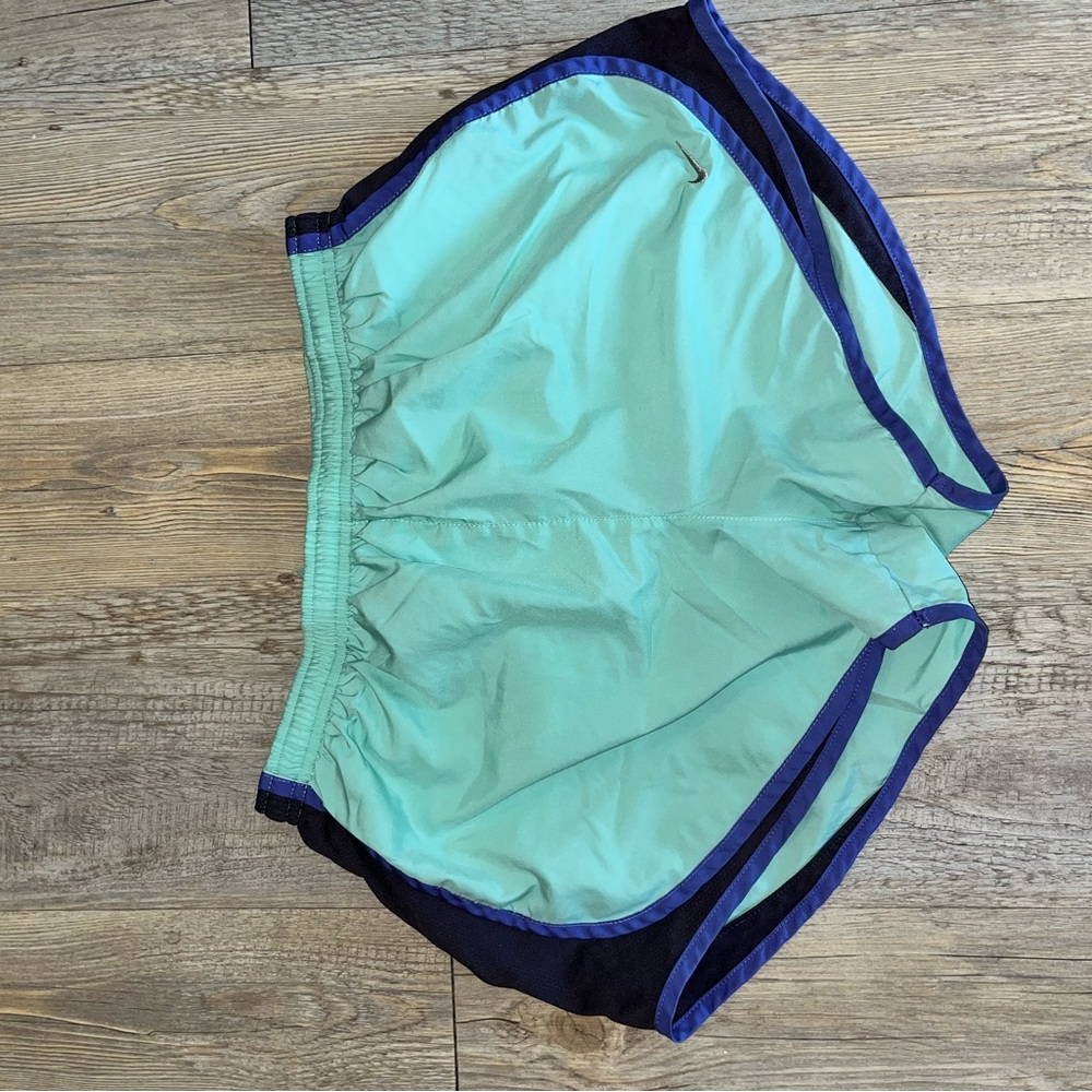Nike Athletic Shorts - Mint Green and Navy